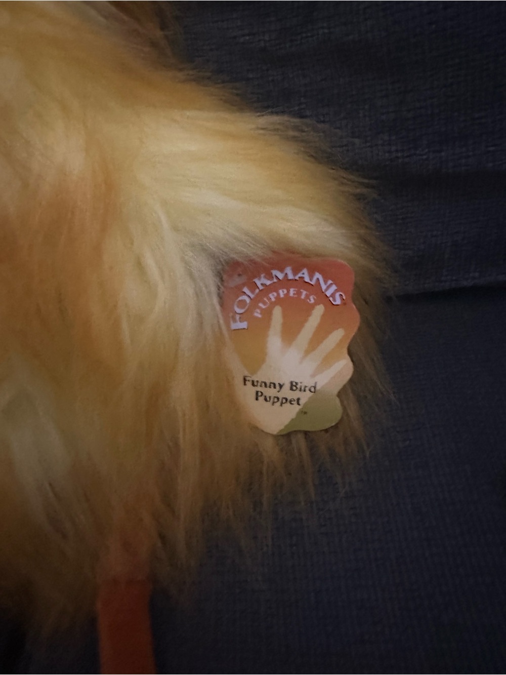 Folkmanis Funny Bird Hand Puppet, 20" - Picture 4 of 4